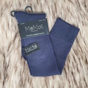 3/$20 MEMOÍ Charcoal Bambo Knee High Socks